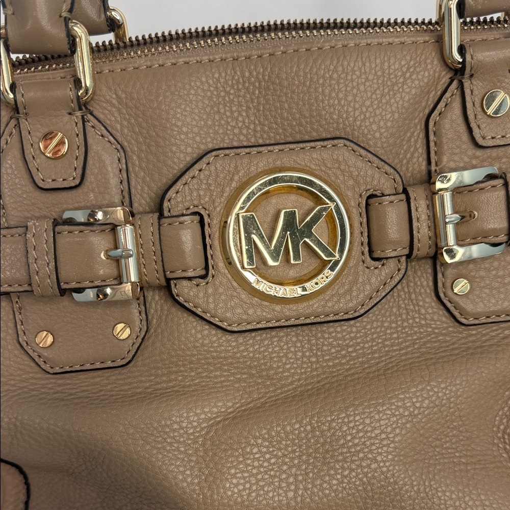 Michael Kors Brown Leather Satchel - Picture 12 of 12